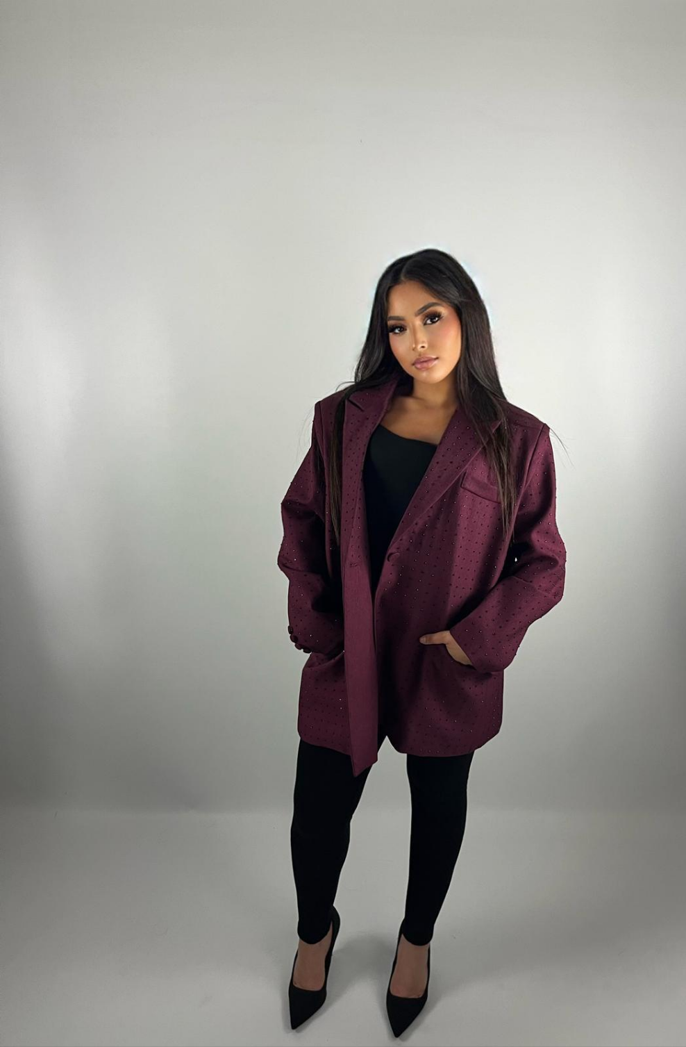 Blazer Stella Bordeaux
