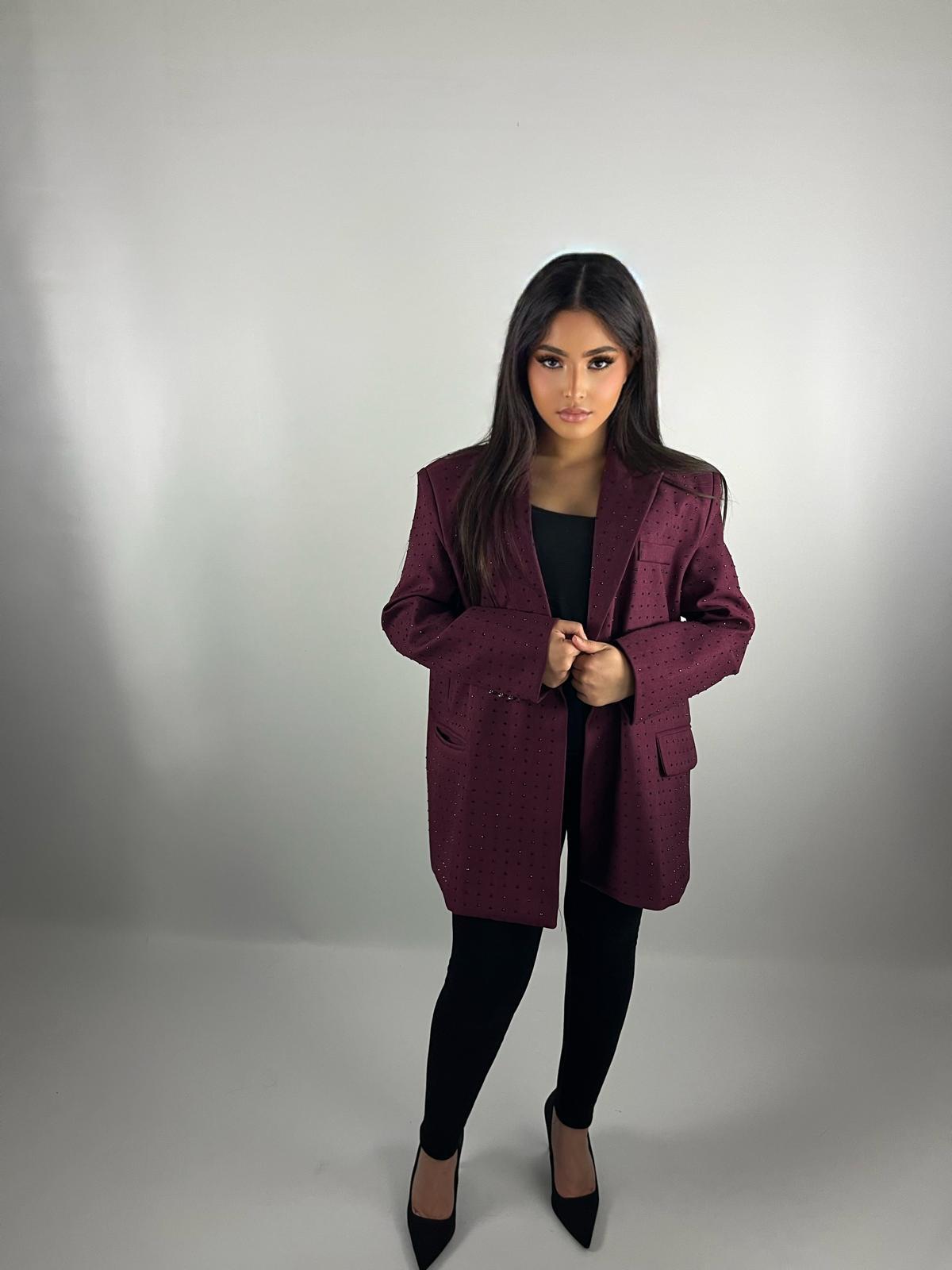 Blazer Stella Bordeaux
