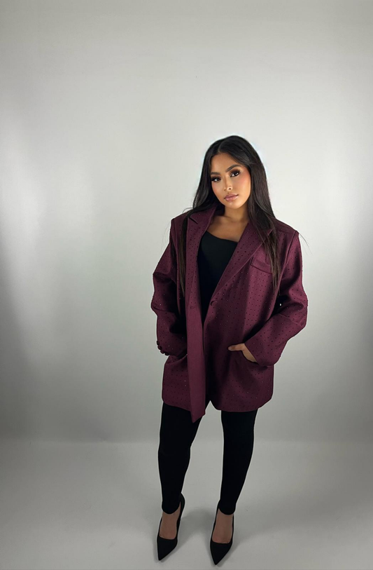 Blazer Stella Bordeaux