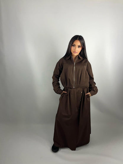 Ensemble Savana marron