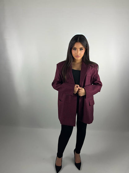 Blazer Stella Bordeaux